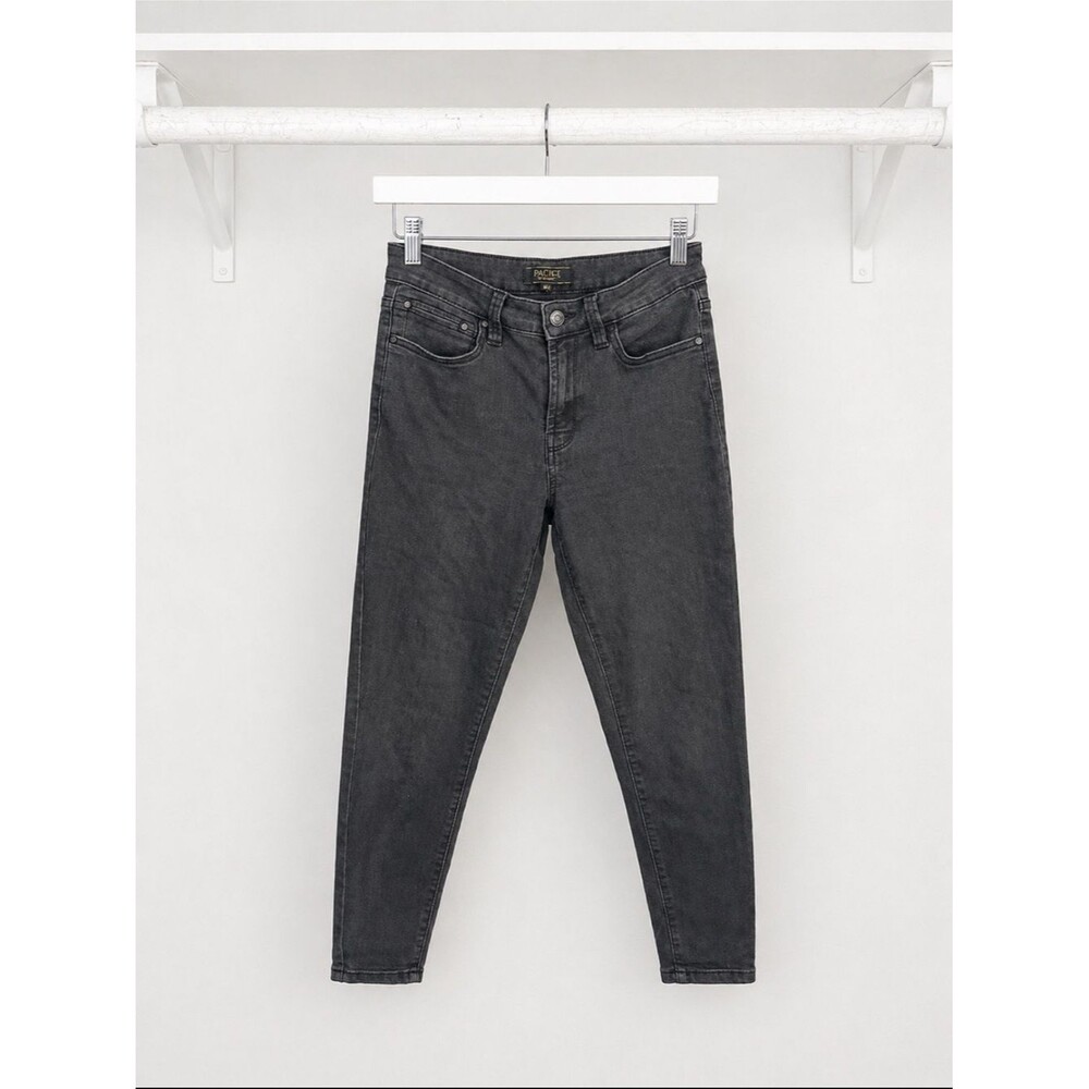 Rachel Roy Womens Black Skinny Jeans High Rise Stretch Denim Size 4/27 Denim